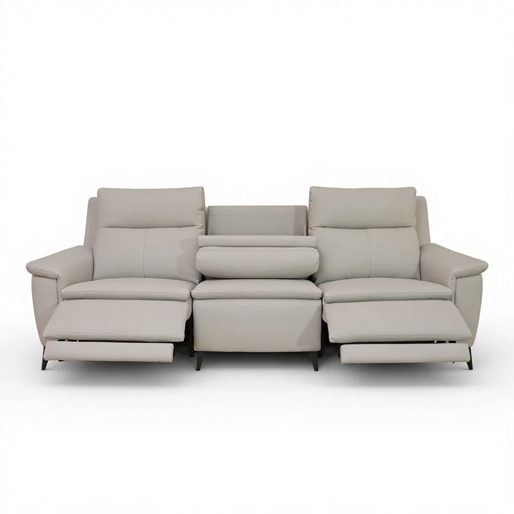 Modern Power Reclining Leather Sofas Modular Living Room Sofa Electric Recliner Sofa