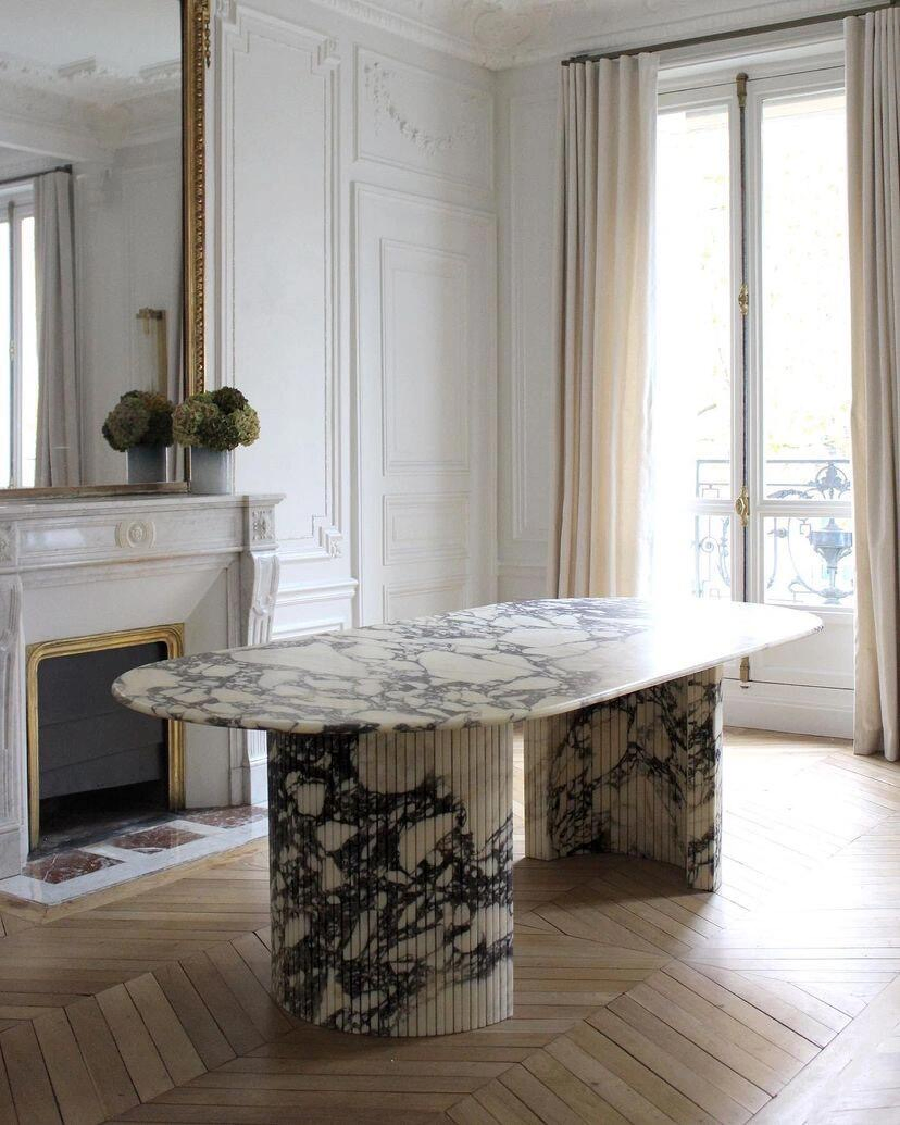 Customized Factory Price Marble Travertine Stone Dining/Coffee Table/Side Table/Console Table/End Table for Hotel Home Restaurant Living Room Stone Furniture