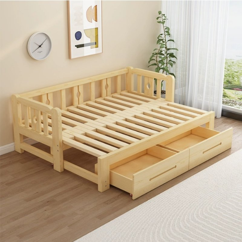 Folding Dual-Purpose Living Room Bedroom Multifunctional Small Apartment Retractable Sofa Bed