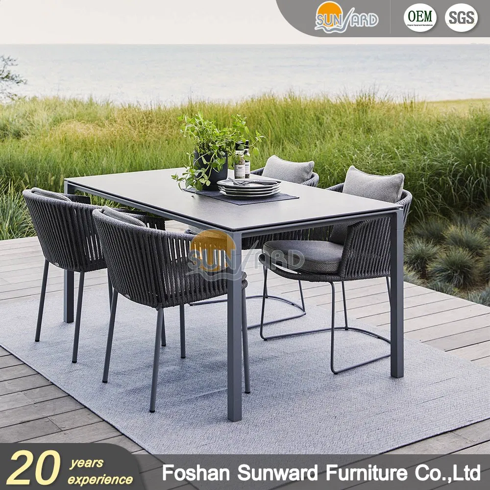 Hot Sale Outdoor Furniture Hotel Restaurant Dining Set Garden Table and Chair