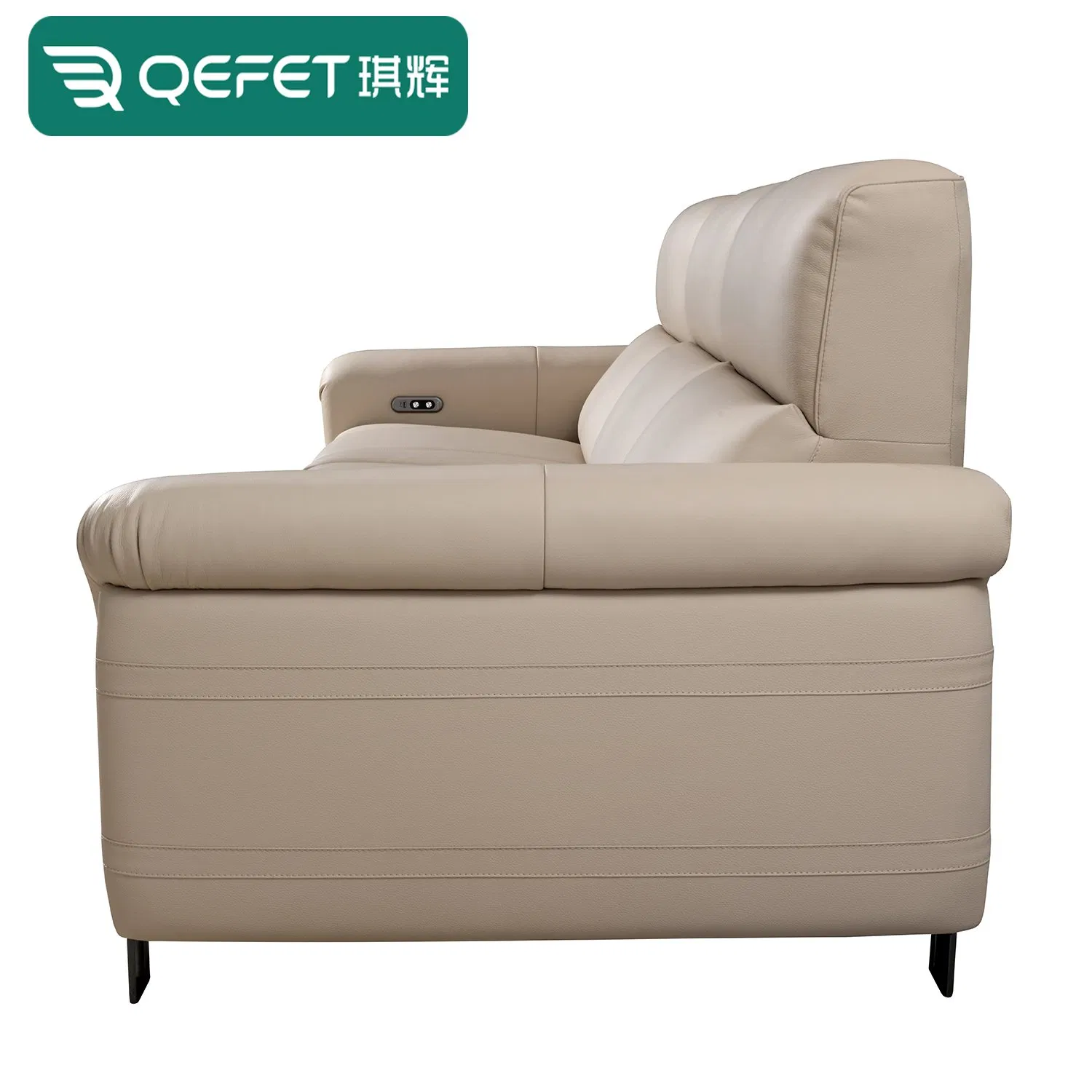 Living Room Hotel Office Sofa Furniture Set Solid Wood Genuine Leather Sectional Module Combination Electric Function Recliner Couch