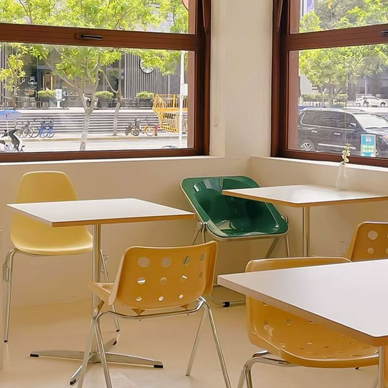 Wholesale Home Furniture Silver Chrome Dining Chair Black Legs