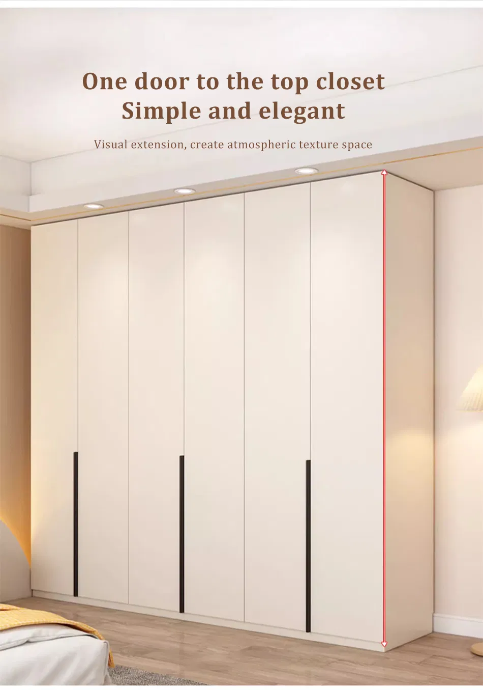 Wooden Lacquer Modern Wardrobe