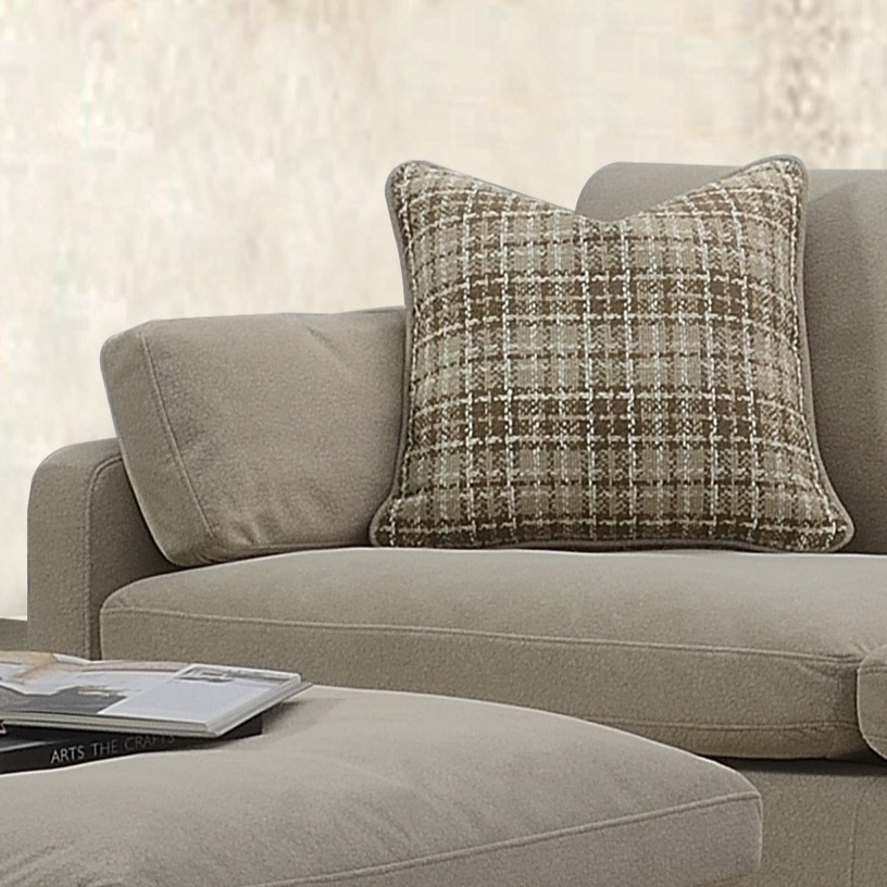 L Shape Corner Chaise Lounge Fabric Modular Sectional Living Room Sofa Furniture