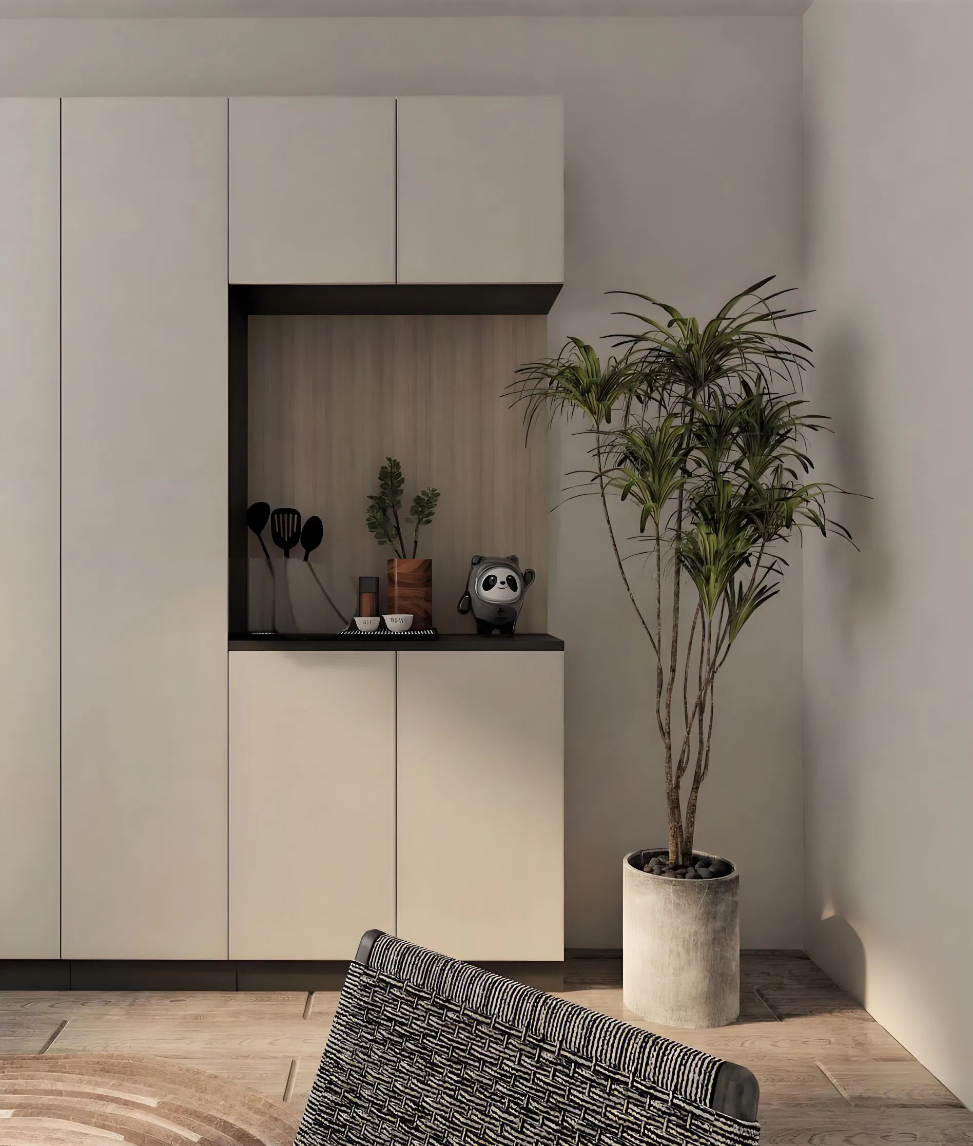 Elegant Wood Sideboard Cabinet with Warranty for Durability