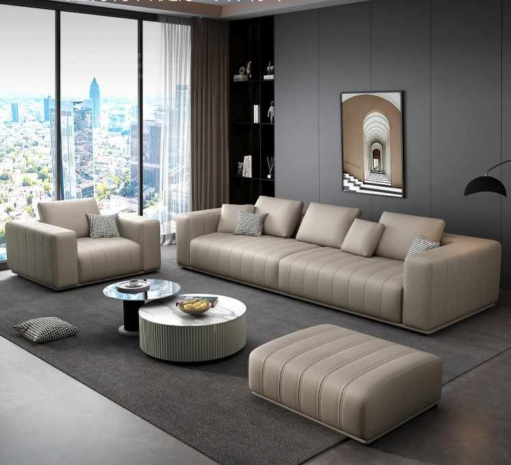 Modern Luxury Sofa Loveseat Wooden Frame Modular Sofa Living Room Furniture Exclusive Design Living Room Sofa