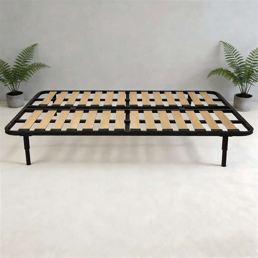 Adjustable Single Wooden Bed Frame Easy Assembly OEM ODM for Bulk Wholesale