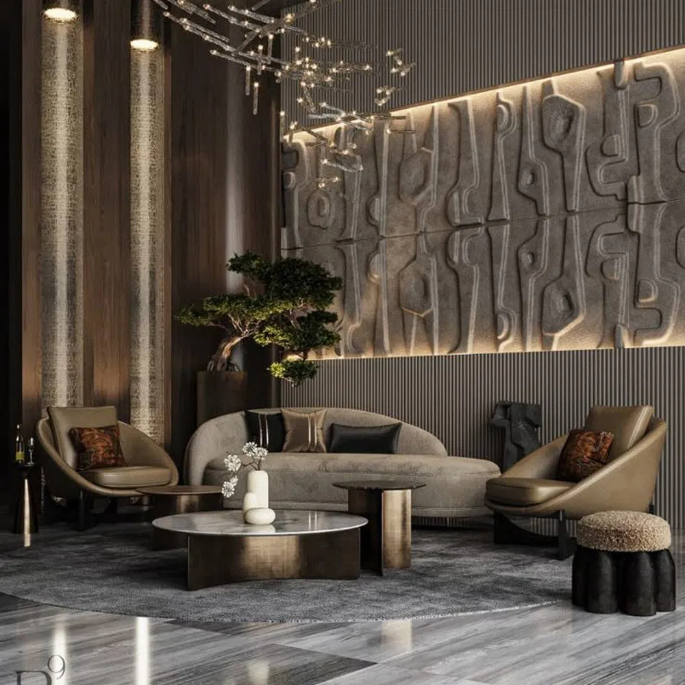 Crack Resistant Prima-01 OEM/ODM Custom Leather Reception Lobby Furniture for Hotel