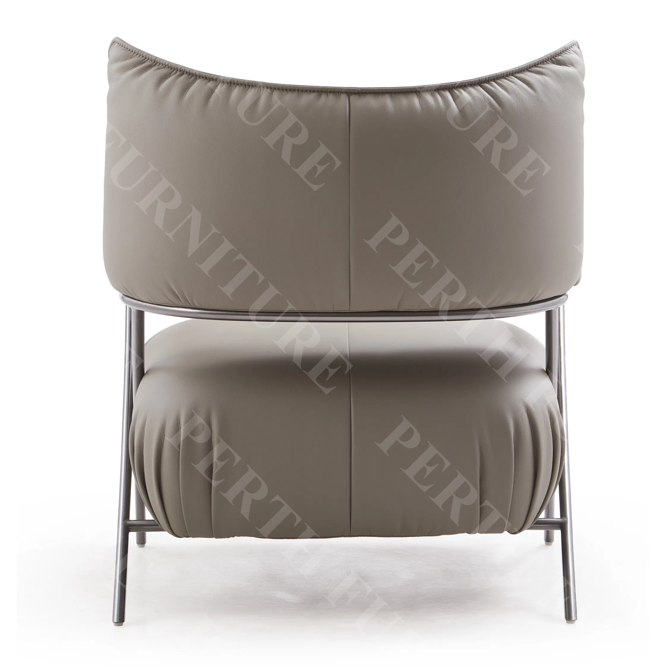Elegant Lounge PU Microfiber Chair for Stylish Home Living Rooms Hotel Bedroom Office Furniture Cbm: 0.662, Fob Shenzhen