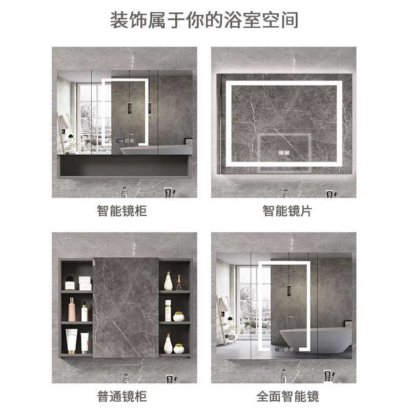 Modern Superior Quality Simple Style Bathroom Wooden Cabinet with Basin and Mirror Ceramic or Salate Countertop