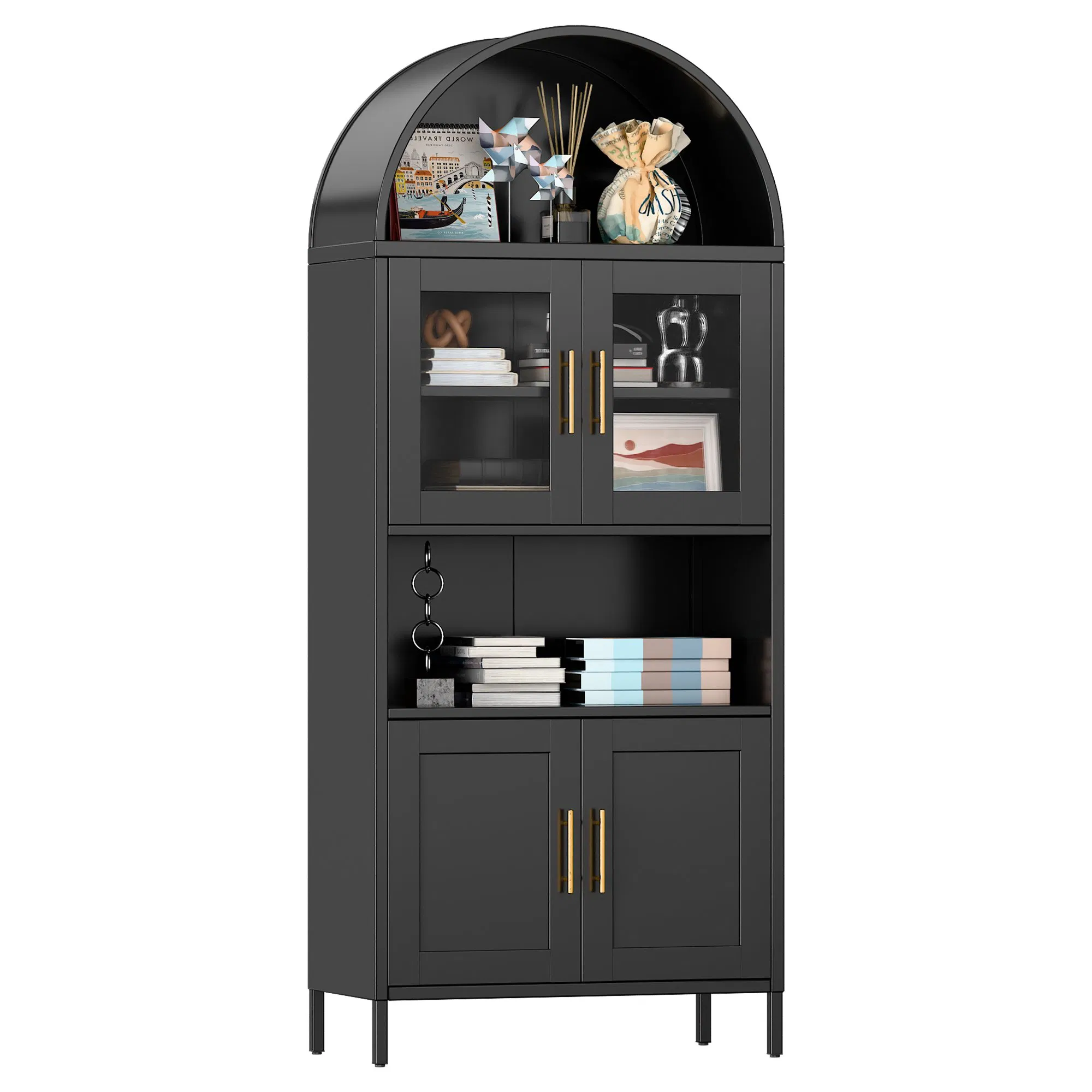 Steel Home Furniture Modern Metal Sideboard Display Cabinets Storage Cabinet