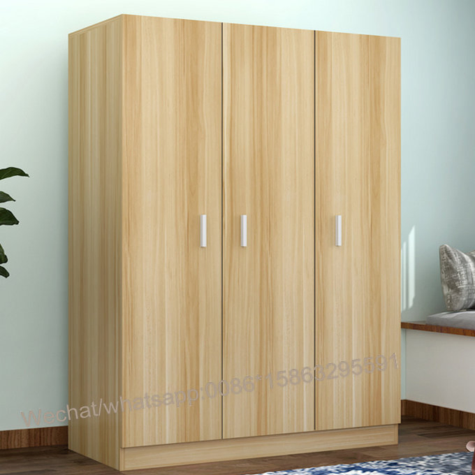 Cheap Price Wood Wardrobe with Two Three Four Doors for Home Living Furniture