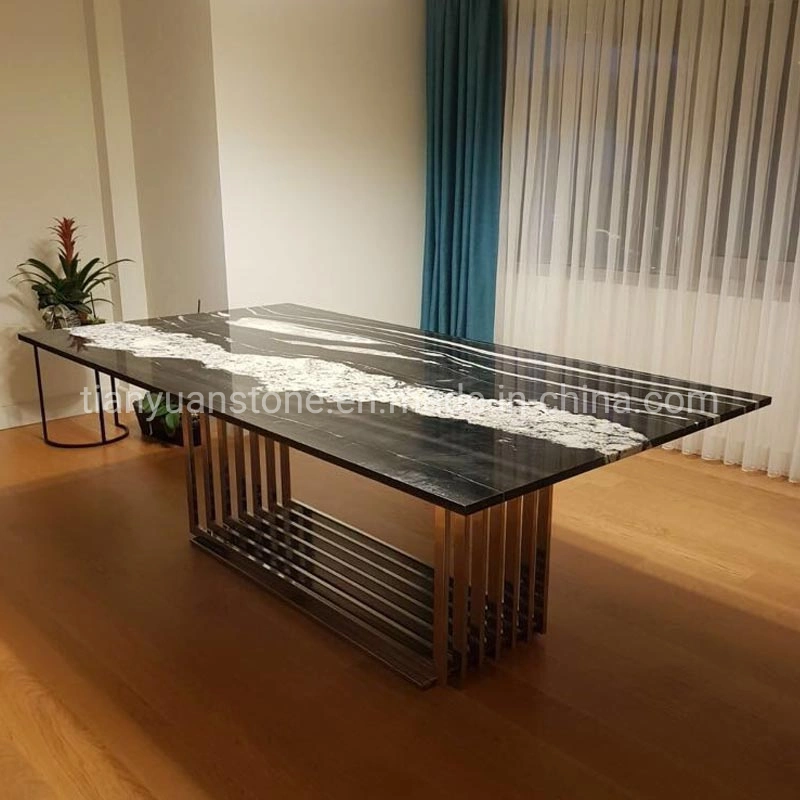 Natural Stone Marble Top Marble Coffee Table for Stone Furniture