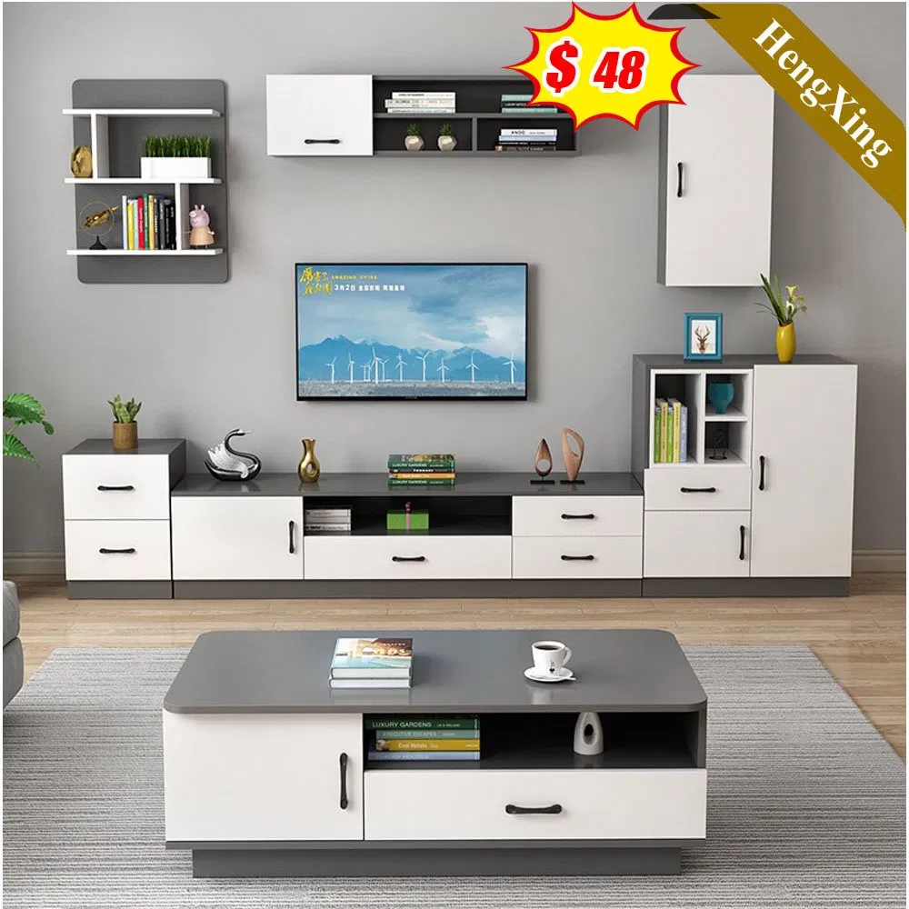 Light Luxury TV Cabinet Coffee Table Combination
