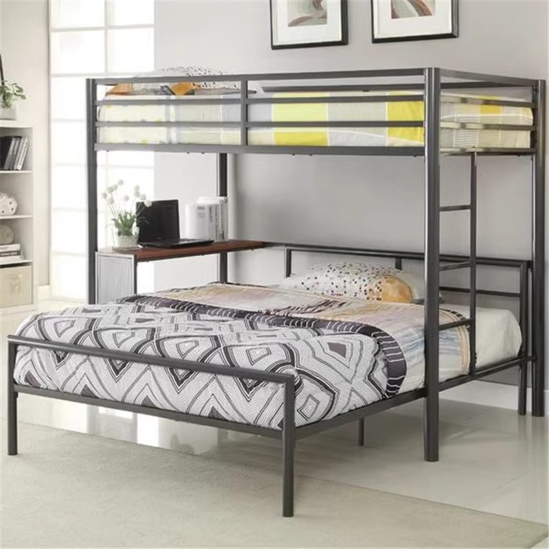 Customizable Size Heavy Duty Loft Bed Frame Metal Bunk Bed Frame with