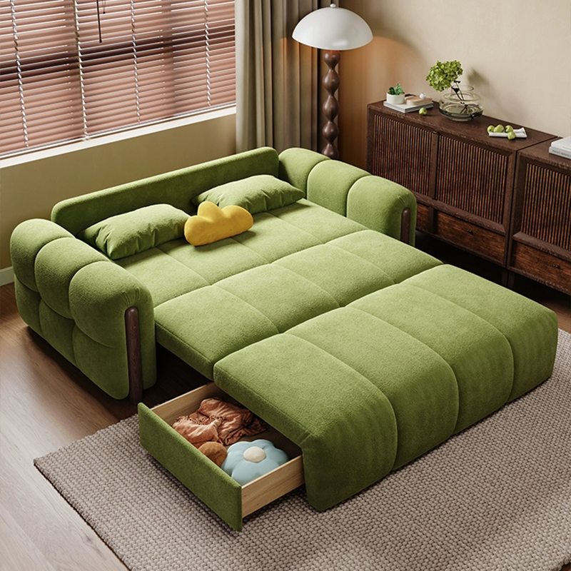 Luxurious Multifunctional Foldable Sofa Bed for Modern Apartments