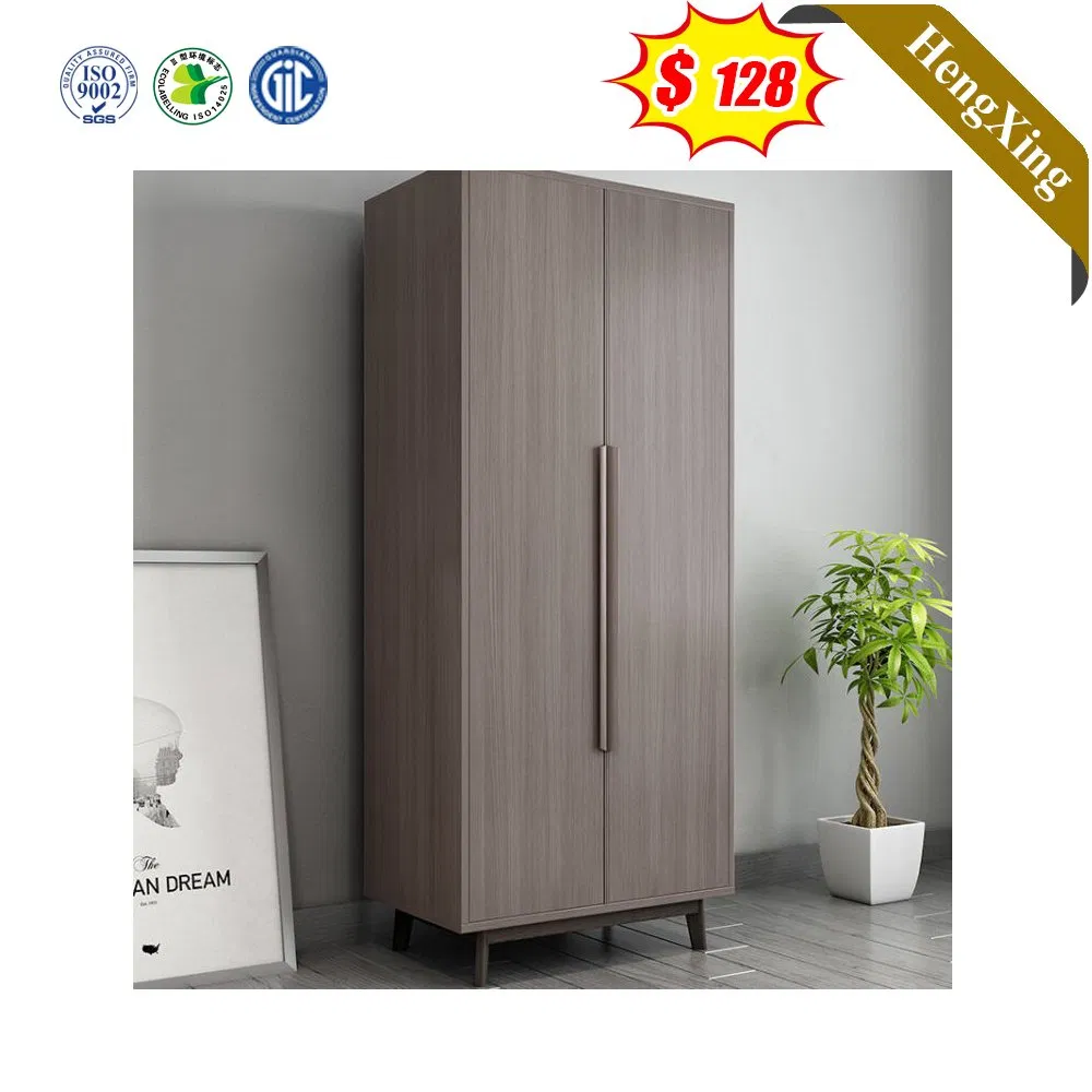 Classic Wooden Bedroom Clothing Cabinets Locker Closet Wardrobe with Mirror