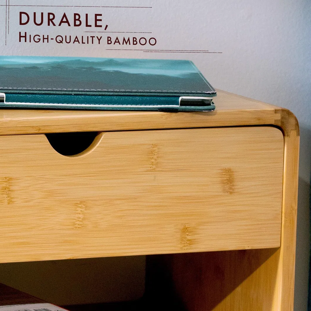Bamboo Bedside Shelf Detail 5