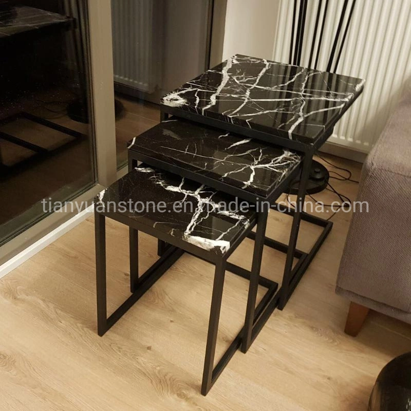 Natural Stone Marble Top Marble Coffee Table for Stone Furniture