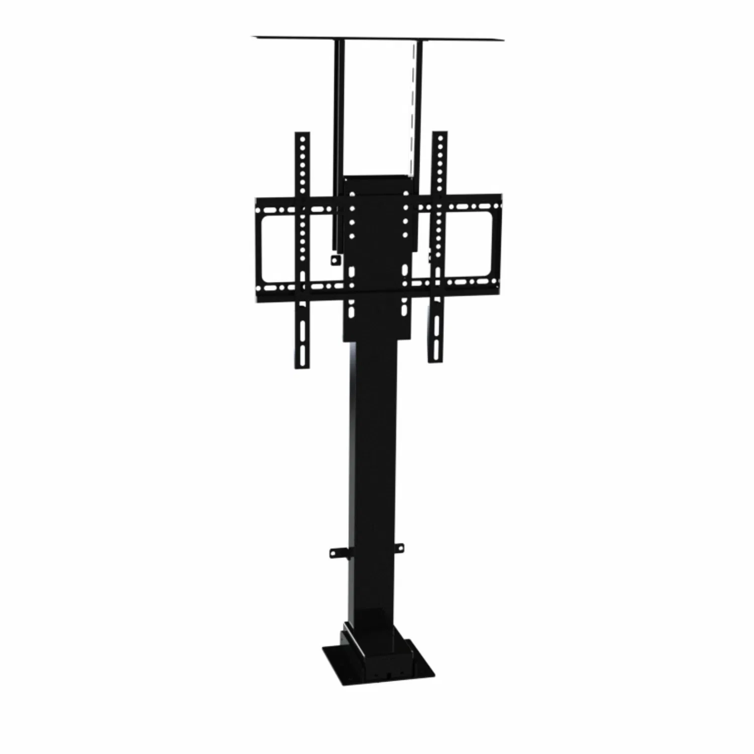 Lcb-O2bjx-650-1 Office Meeting Room Home Single Leg TV Mount Lifting Shelf Stand