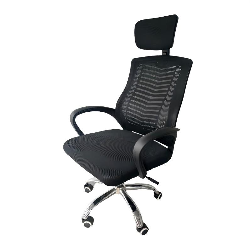 Cheap Price Wholesale Classical Design Black Mesh Ergonomic Office Chair with Headrest for Office and Home