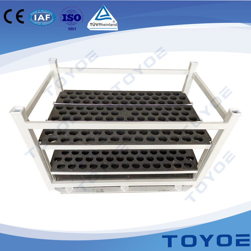 The Mobile and Easy-to-Operate Four-Layer Galvanized Pipe Storage Rack Iron Warehouse Racking Metal Shelf for Product Display and Transportation