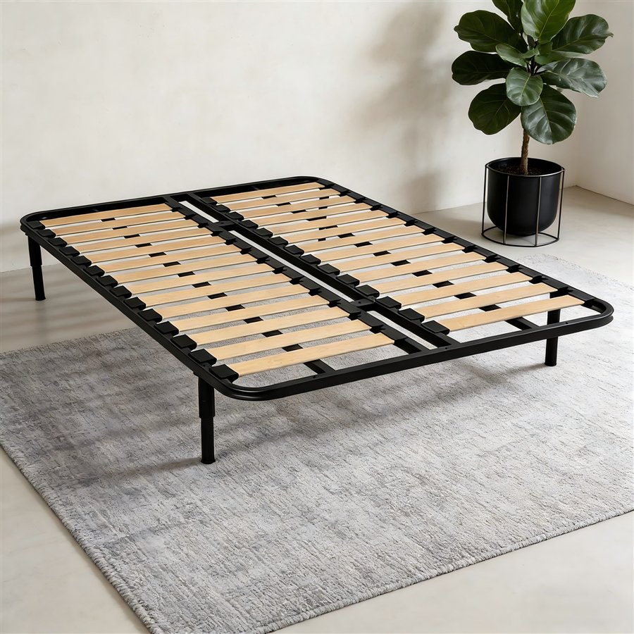 Adjustable Single Wooden Bed Frame Easy Assembly OEM ODM for Bulk Wholesale