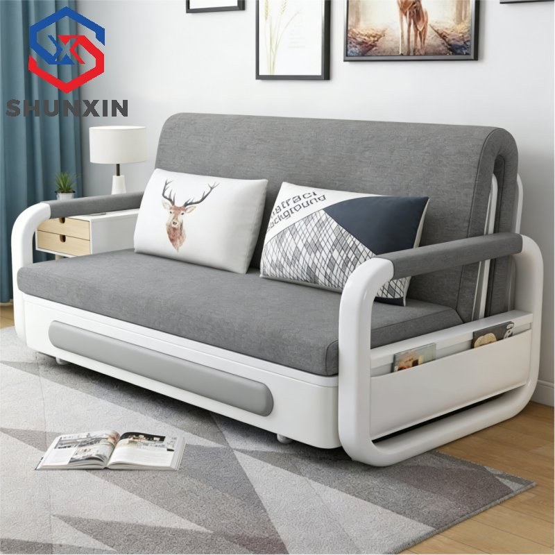 Modern Luxury Bedroom Smart Double Bed Foldable Portable Folding King Size Sofa Bed