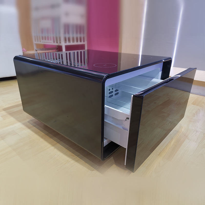 Multifunctional Mini Fridge Coffee Table Smart Furniture for Office Living Room