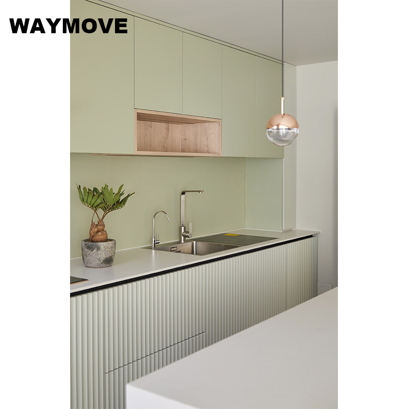 Storage Modular Wholesale Wooden Kitchen &amp; Bathroom Cabinet Set for Professional Spaces Modern Solid Wood Aluminium Kitchen Cabinets