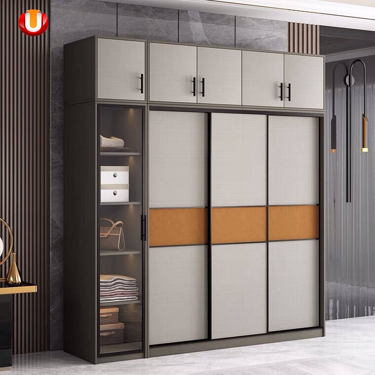 Cheap Price Wood Home Bedroom Furniture Closet Swing Almirah Locker Wardrobe
