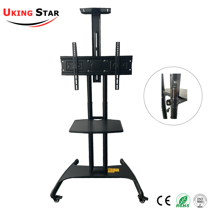 Uking Star Mobile TV Cart LED LCD TV Accessories for Inch 32"~75" LCD Stand