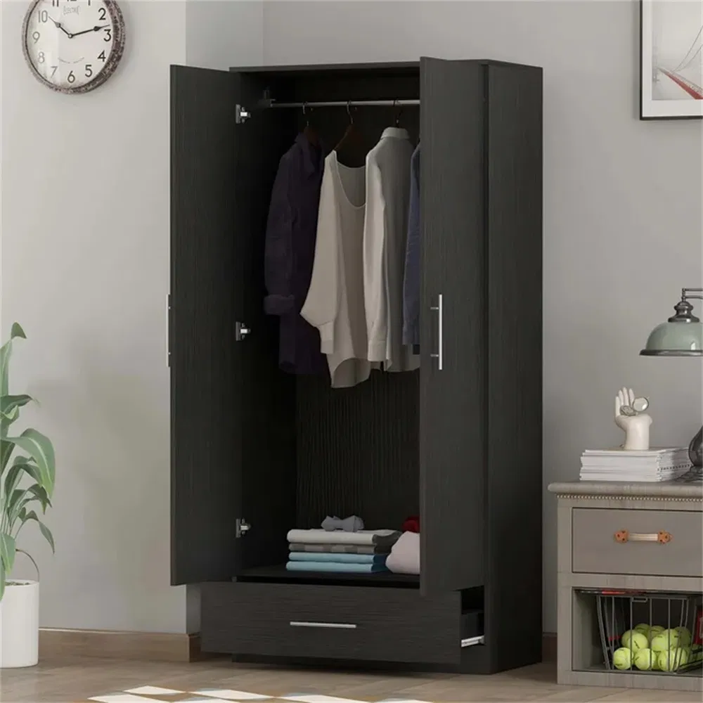 Factory Home Furniture Outlet Traditional Villa Bedroom Closet Loft Clothing Wardrobe Armoire Photos