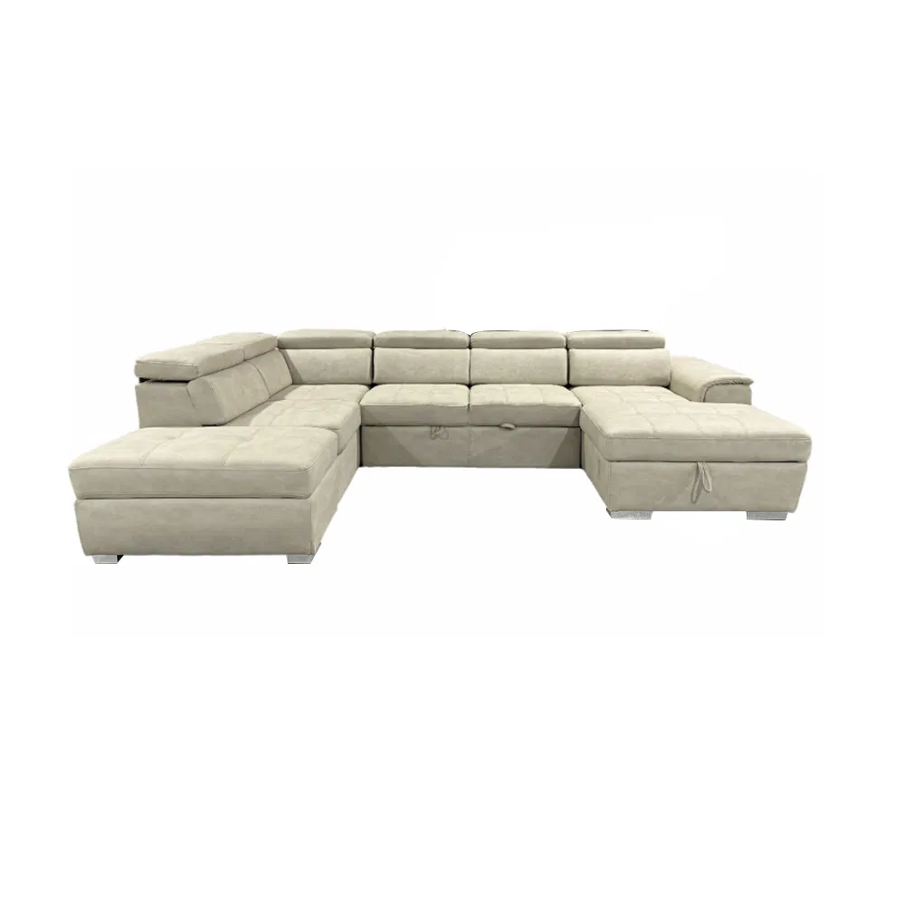 Customized U-Shaped Sofa Bed with Multi Module Combination for Living Room Furniture
