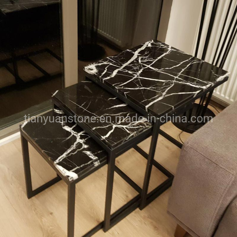Natural Stone Marble Top Marble Coffee Table for Stone Furniture