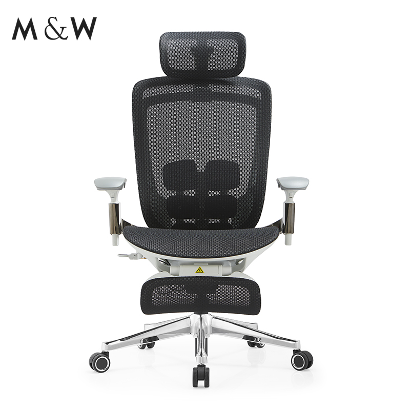 M&W Foshan Manufacture High Quality Ergonomic Chair Office Mesh Furniture Modern Boss Office Chair