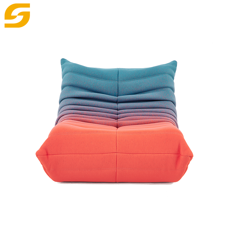 Modern Nordic Style Lounge Recliner Sofa Custom Pattern Fabric Lazy Leisure Compression Single Couch Sofa Chairs for Living Room