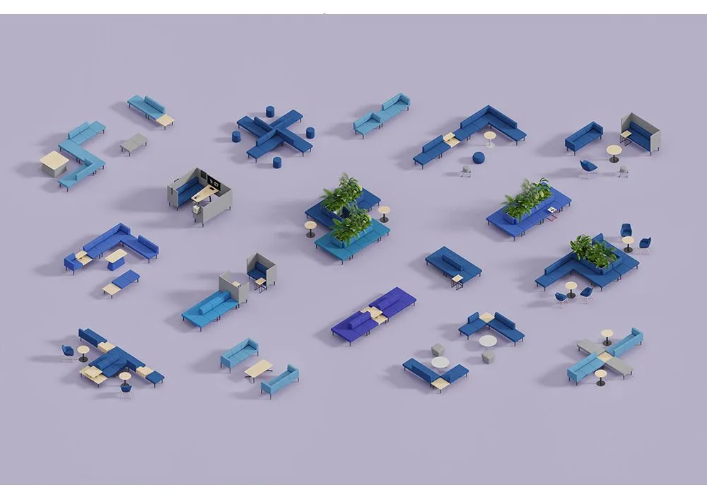 Office Sofa Layout 3