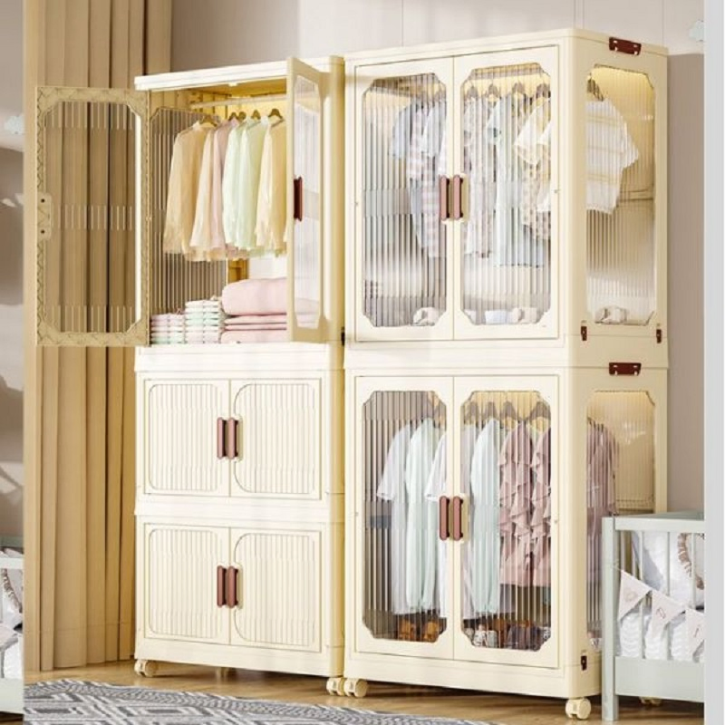 Removable Stackable Plastic Storage BPA-Free Drawers Box Closet Wardrobe in Living