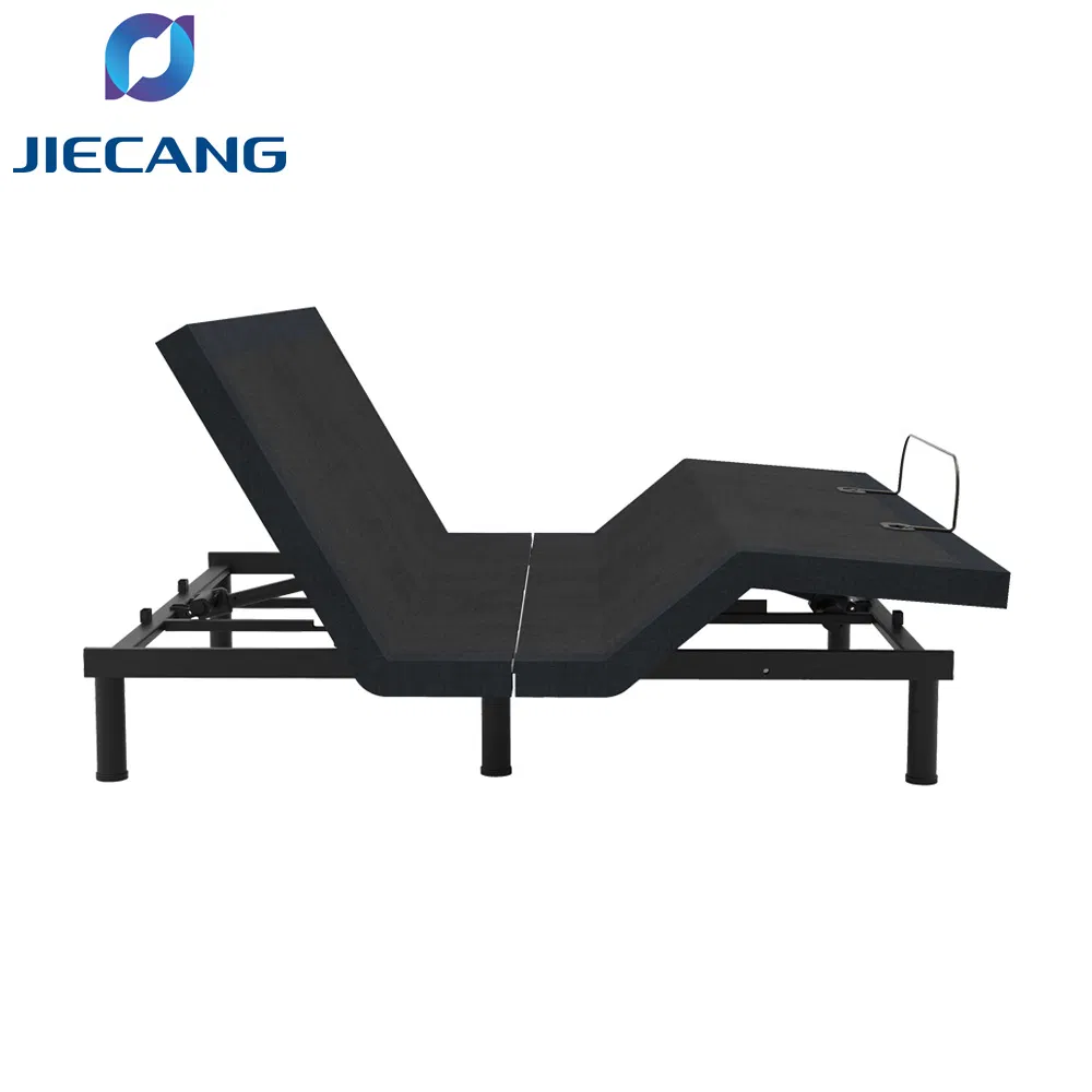 High Quality Folded Sample Provided Metal Electric Heavy Duty Adjustable Bed Frame