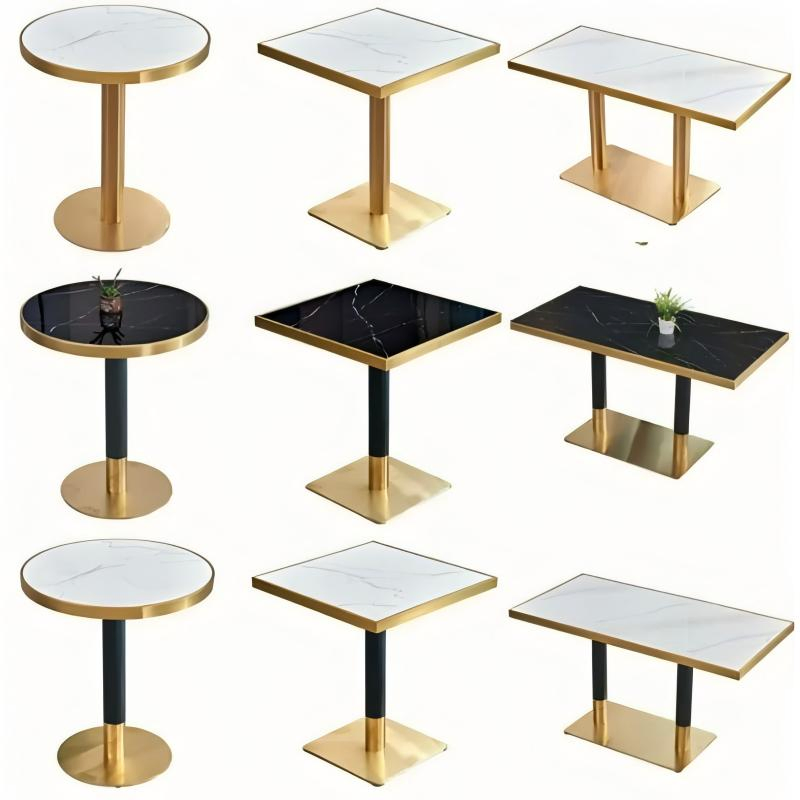 Canteen Fast Food Coffee Shop Cafe Hotel Dining Chair Set Restaurant Table