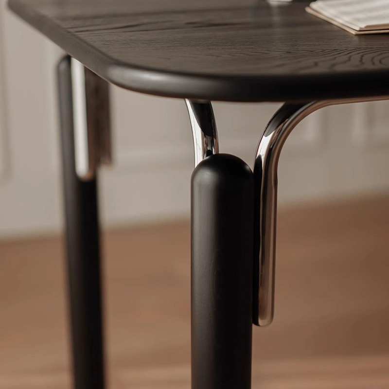 Wood Tables Wooden Furniture Round Dining Tables Hot Selling High Quality Black Walnut Solid Coffee Home Restaurant Dining Set