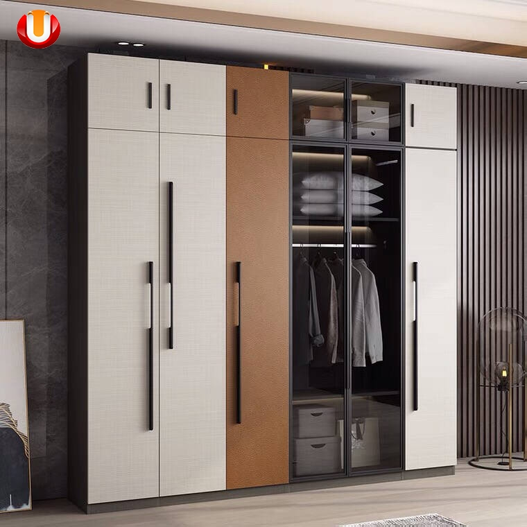 Cheap Price Wood Home Bedroom Furniture Closet Swing Almirah Locker Wardrobe