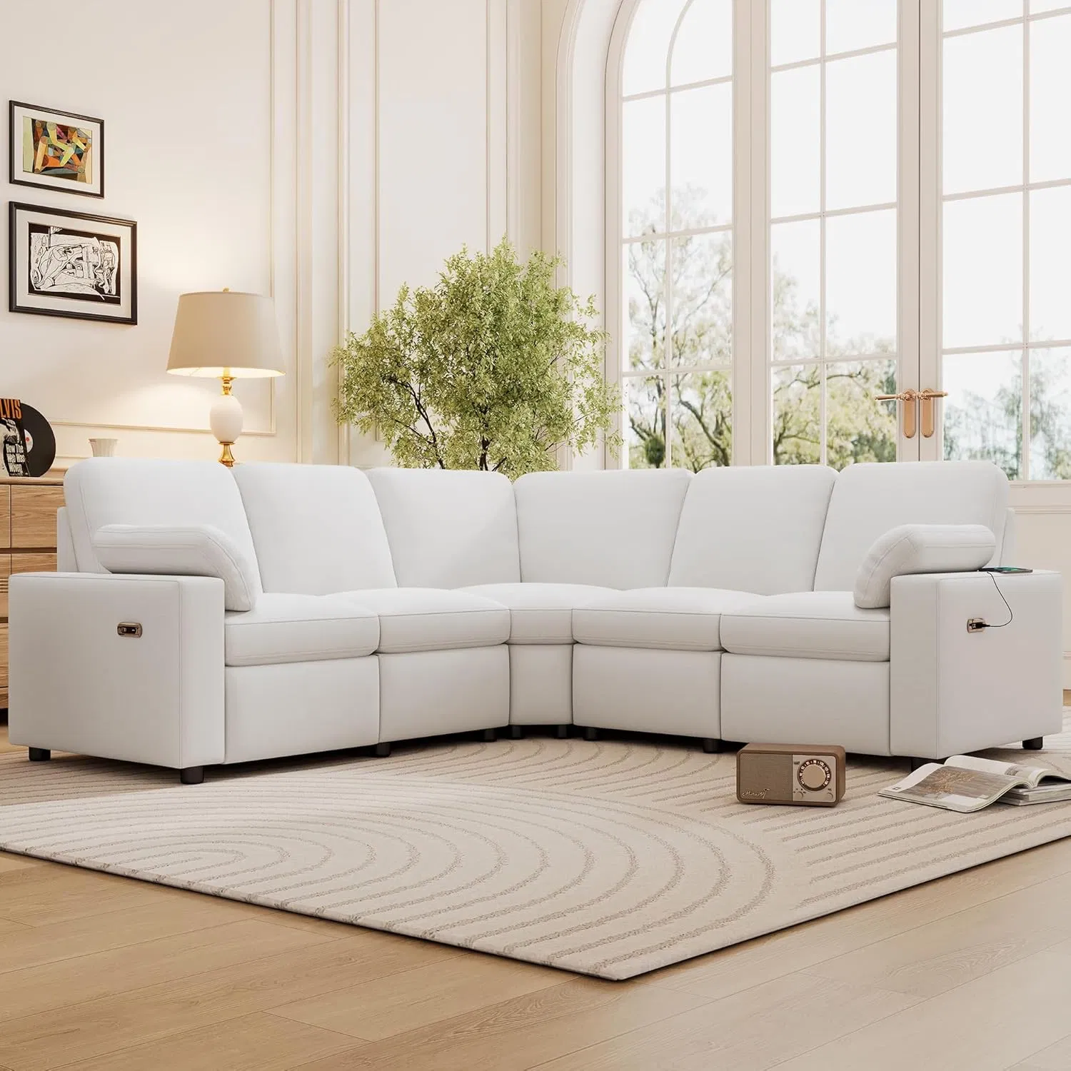 Contemporary Premium Corner Recliner Sofa with American Style