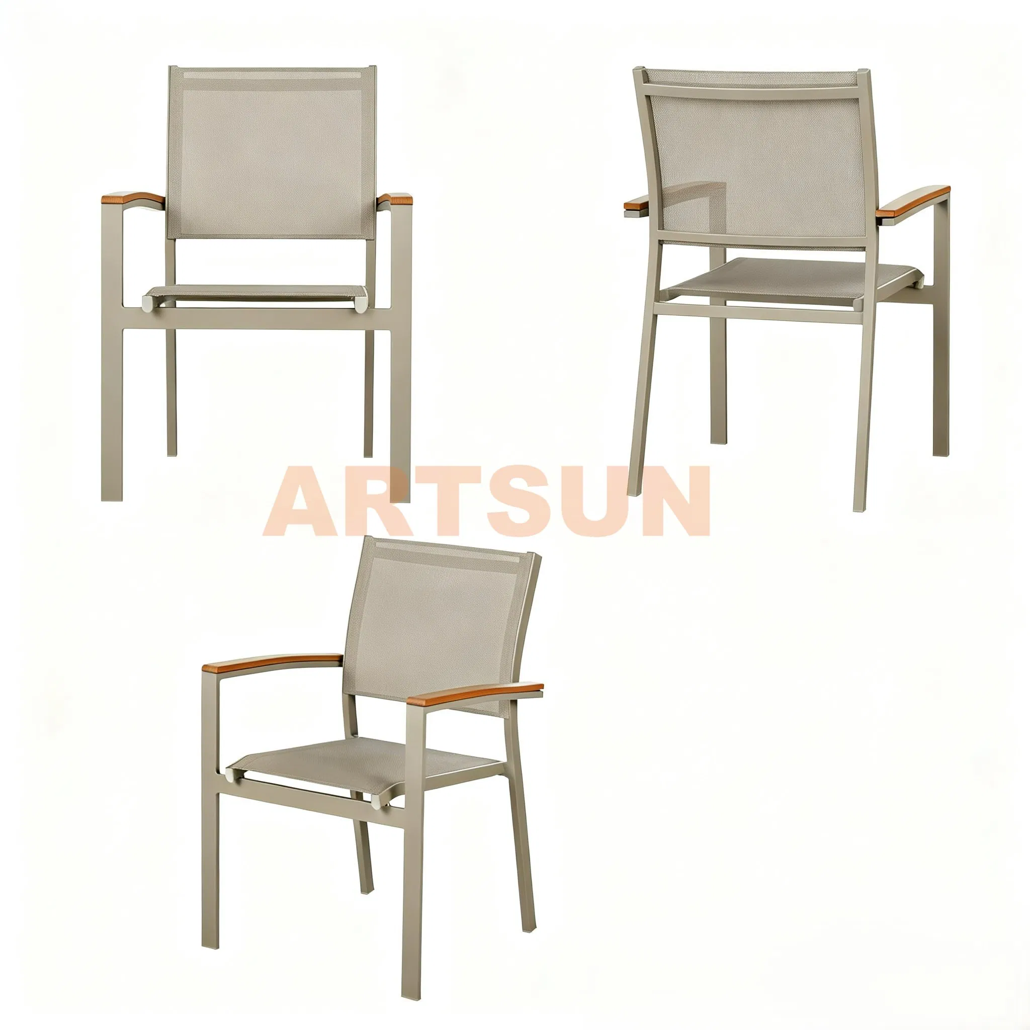 Durable Modern Guaranteed Tailored Customized Stacking Waterproof UV Resistant Outdoor Garden Restaurant Durable Home Furniture Event Chair