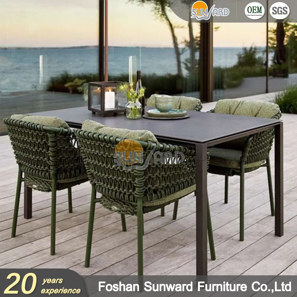 Hot Sale Outdoor Furniture Hotel Restaurant Dining Set Garden Table and Chair