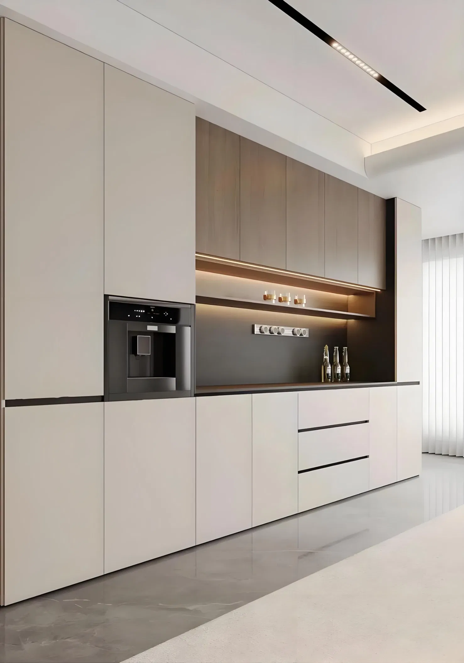 Elegant Wood Sideboard Cabinet with Warranty for Durability