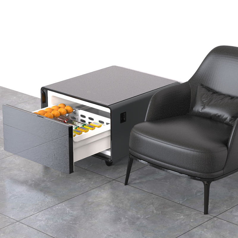 Multifunctional Mini Fridge Coffee Table Smart Furniture for Office Living Room