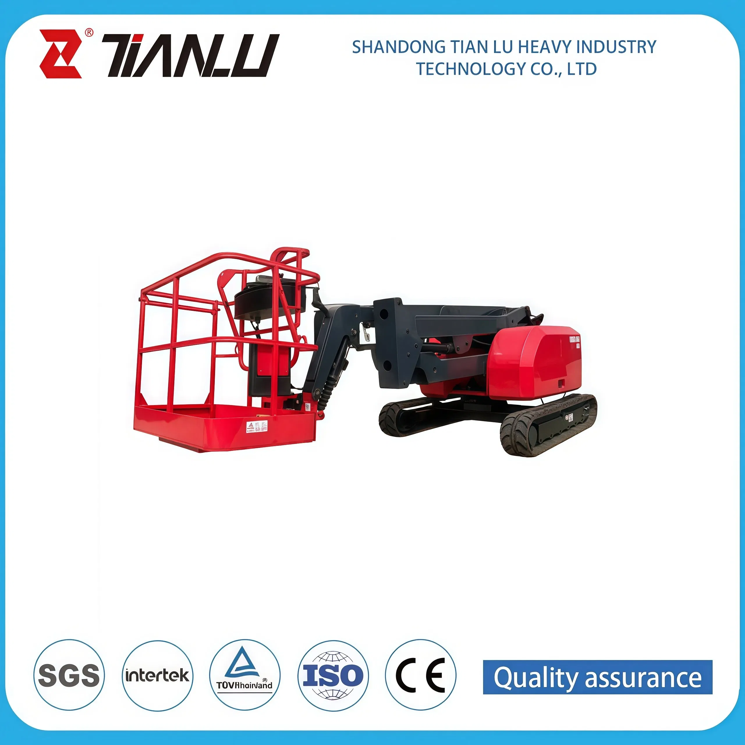 Precision-Control Articulating Crawler Boom Lift with Smooth Operation Trab12tre