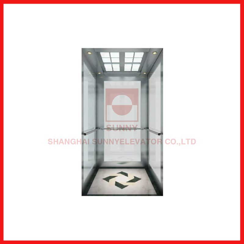 Vvvf Villa Home Panoramic Sightseeing Glass Passenger Elevator Lift